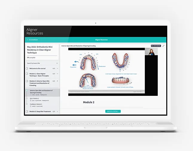 Online Orthodontic Mini Residency in Clear Aligner Technique